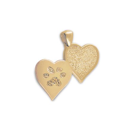 yellow-gold-paw-print-double-heart